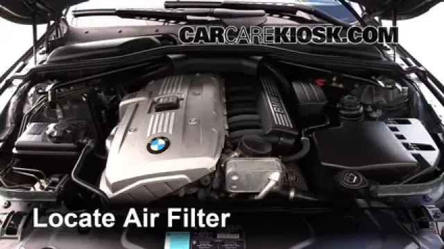 2006 BMW 530xi 3.0L 6 Cyl. Wagon Air Filter (Engine) Replace